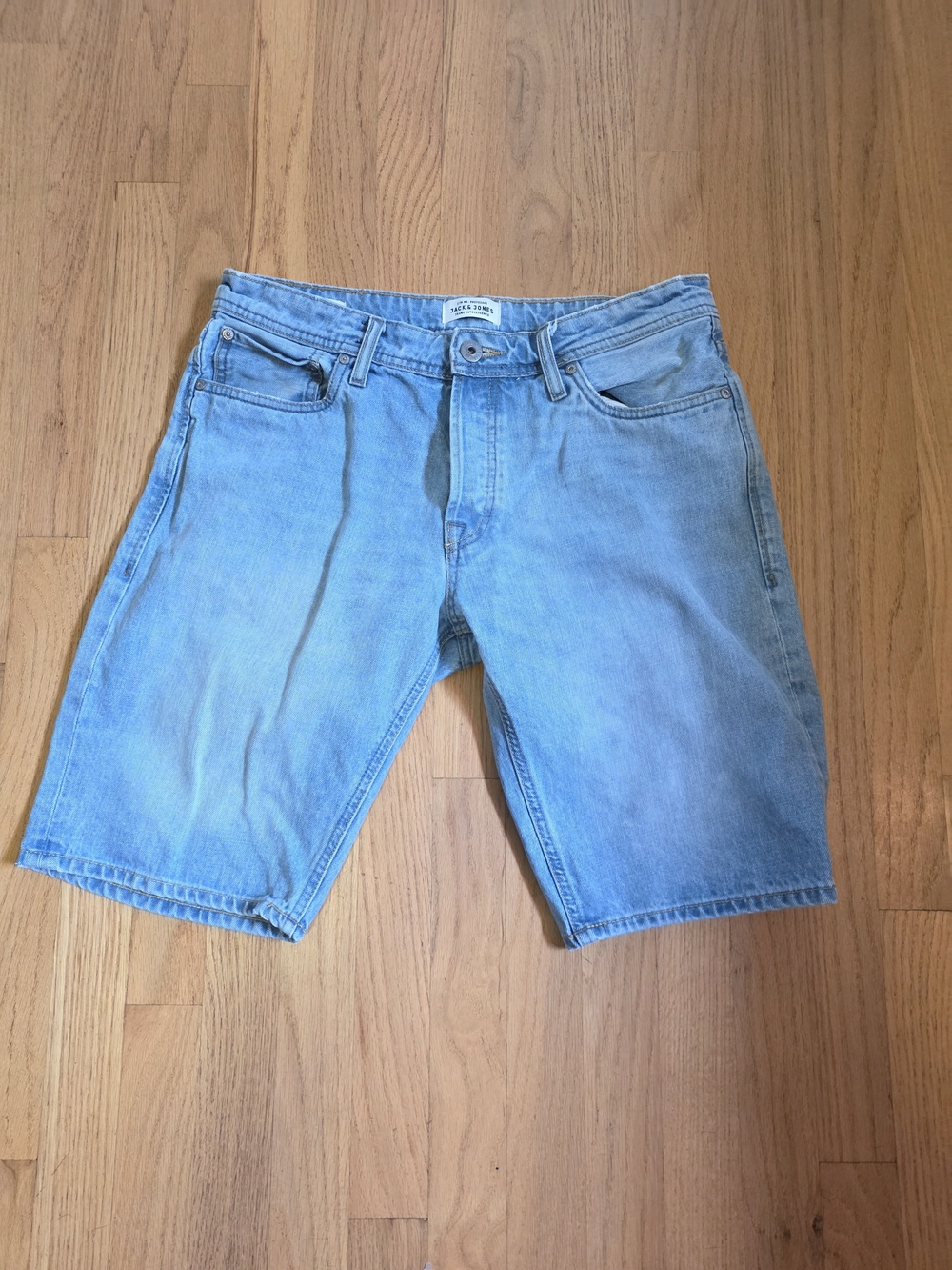 Jack And Jones Light Blue Denim Men’s Shorts